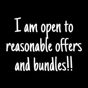 OPEN TO OFFERS AND BUNDLES!